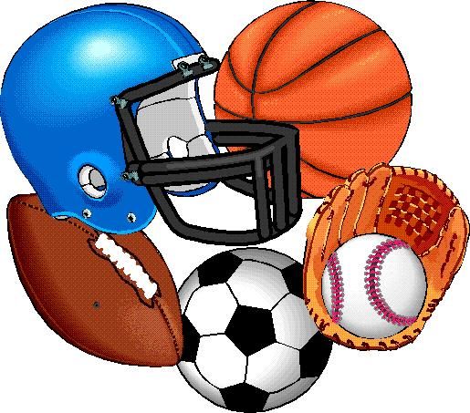 515x453 Sports Themed Clip Art Football Borders And Frames Sport Balls