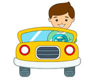 195x163 Man Driving Car Clipart