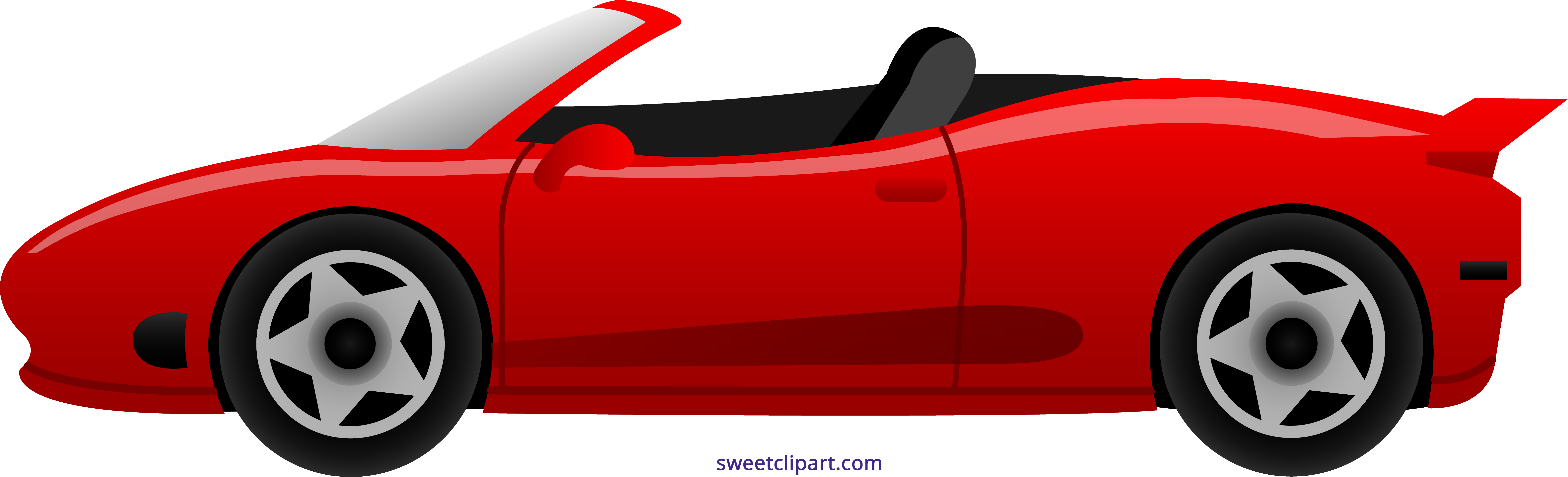 7863x2391 Red Ferrari Car Clipart
