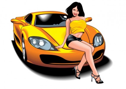 425x299 Car Beautiful Clipart