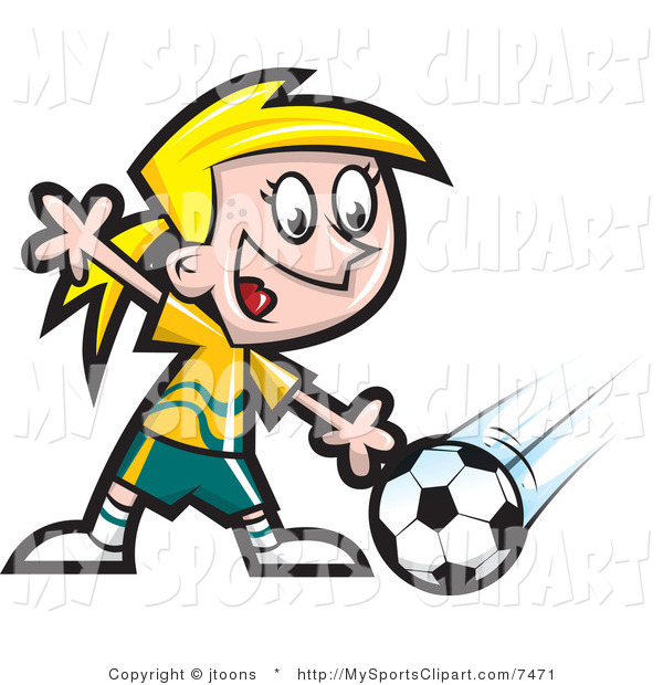 600x620 Sports Clip Art Of A Soccer Player By Jtoons