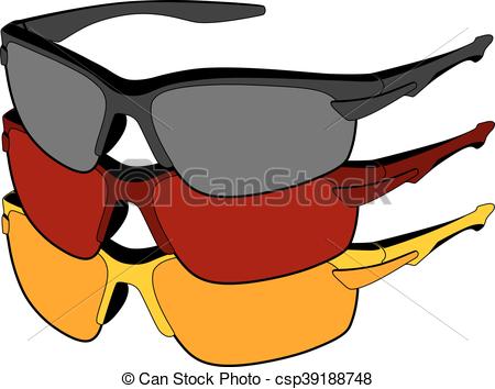450x354 Sports Glasses In Vector On White Background Eps Vector