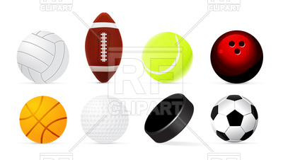 400x226 Sport Ball Set Royalty Free Vector Clip Art Image
