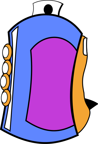 403x587 Spray Paint Clip Art