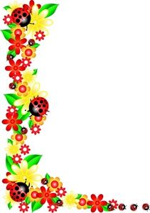 211x300 Spring Border Clip Art Clipart