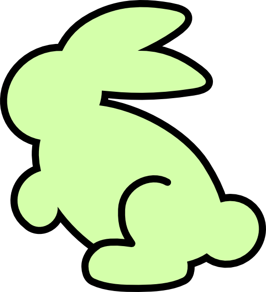 546x598 Soft Spring Green Bunny Png Clip Arts For Web