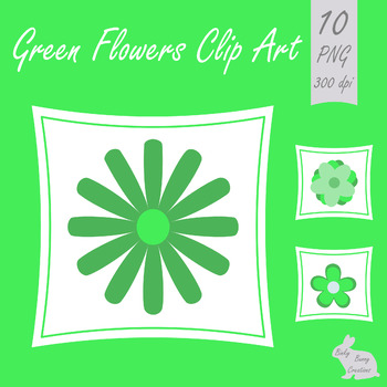 350x350 Flower Clip Art Green Spring Summer Clipart Images By