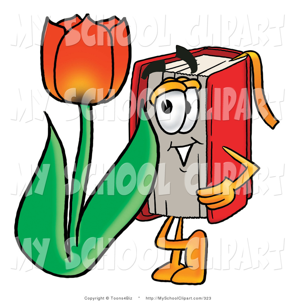 1024x1044 Clip Art Of A Happy Red Book Mascot Cartoon Character With A Red