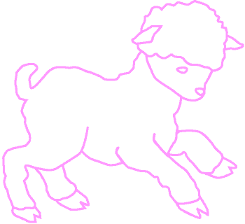 350x320 Spring Clip Art, Baby Lamb