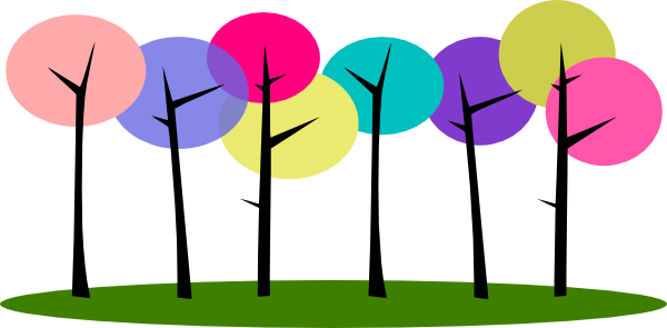 600x295 Spring Flowers Clip Art