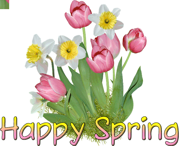 587x479 Happy Springtime Clipart