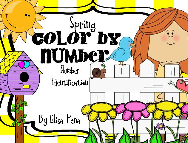 630x480 Spring Color By Number Number Identification