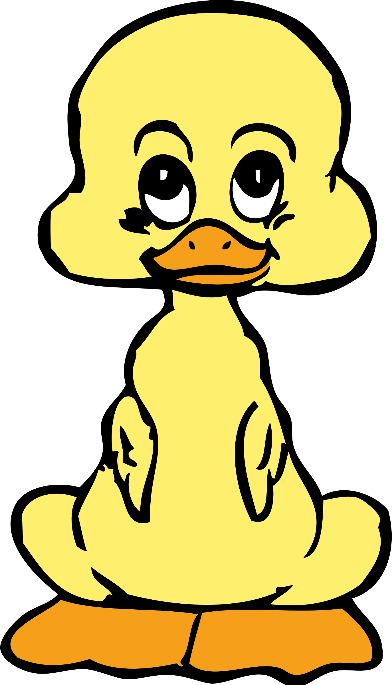 1374x2400 Spring Clipart Duckling
