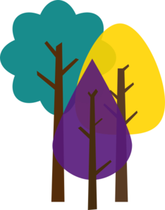 234x298 Spring Trees Clip Art