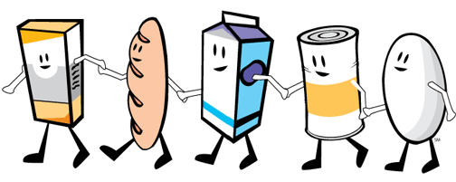 504x201 Food Drive Clipart Border Collection