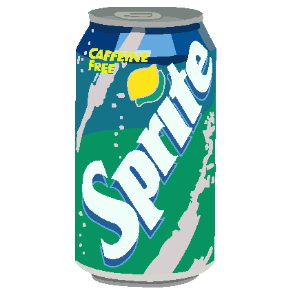 425x425 Sprite Can Clip Art By Time1102810