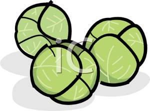 300x223 Three Green Brussels Sprouts