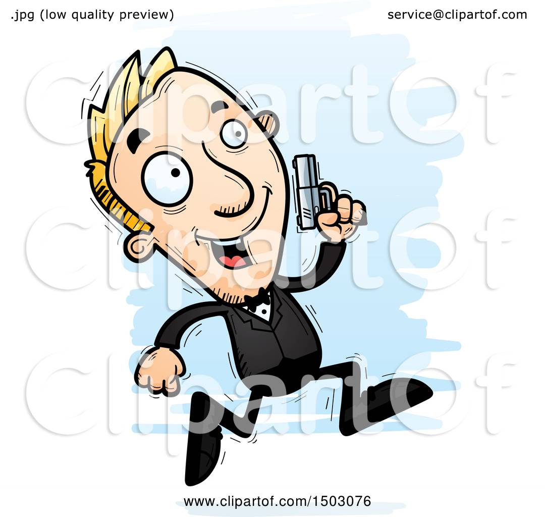 1080x1024 Clipart Of A Running Caucasian Man Spy