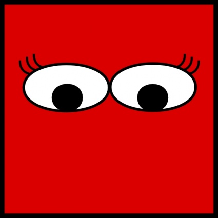 425x425 Free Download Of Eyes With Lashes Clip Art Vector Graphic