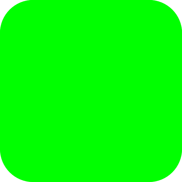 600x600 Lime Square Clip Art