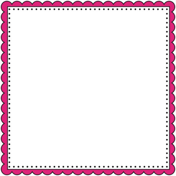 350x350 Square Scalloped Borders And Frames Clip Art