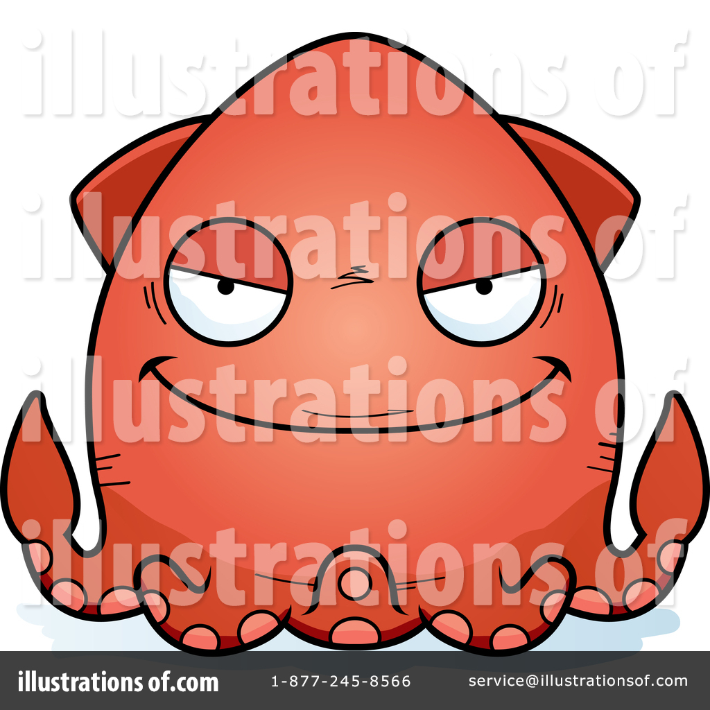 1024x1024 Squid Clipart