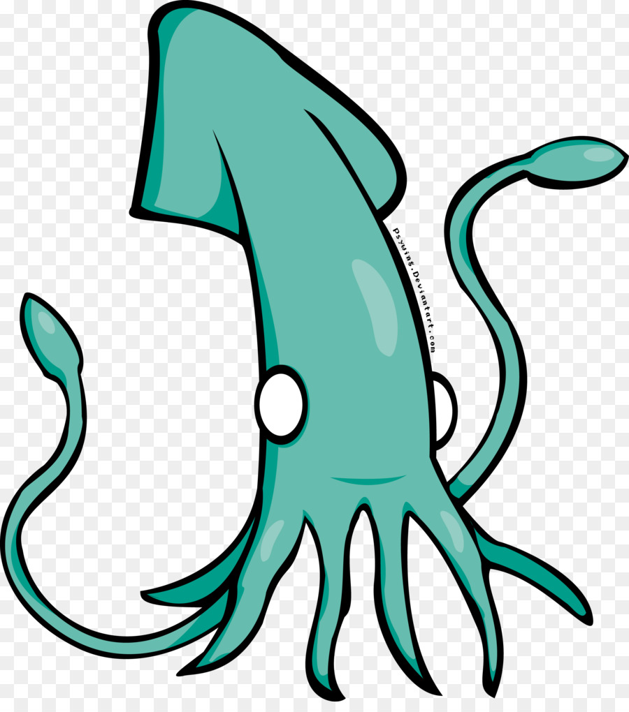 900x1020 Squid Octopus Drawing Clip Art