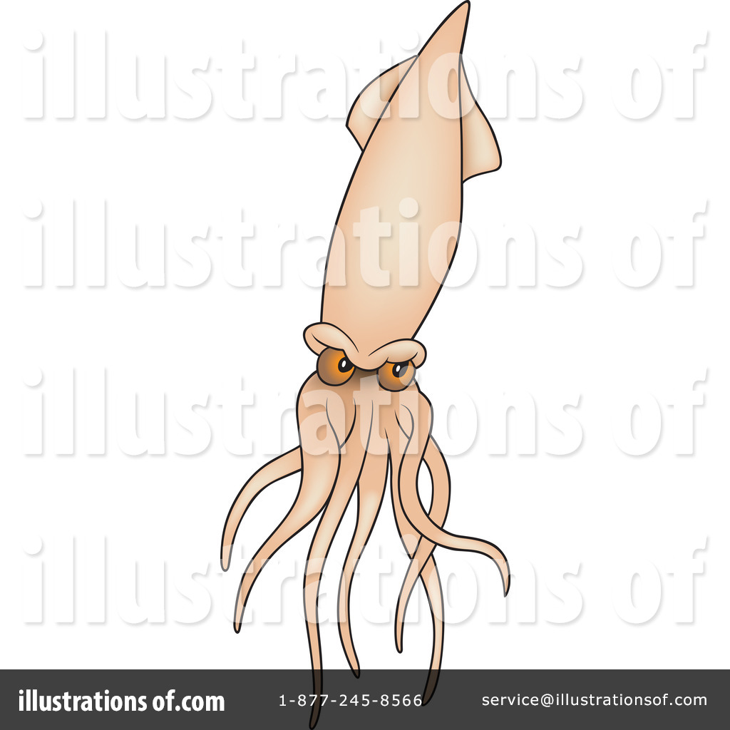 1024x1024 Squid Clipart Invertebrate