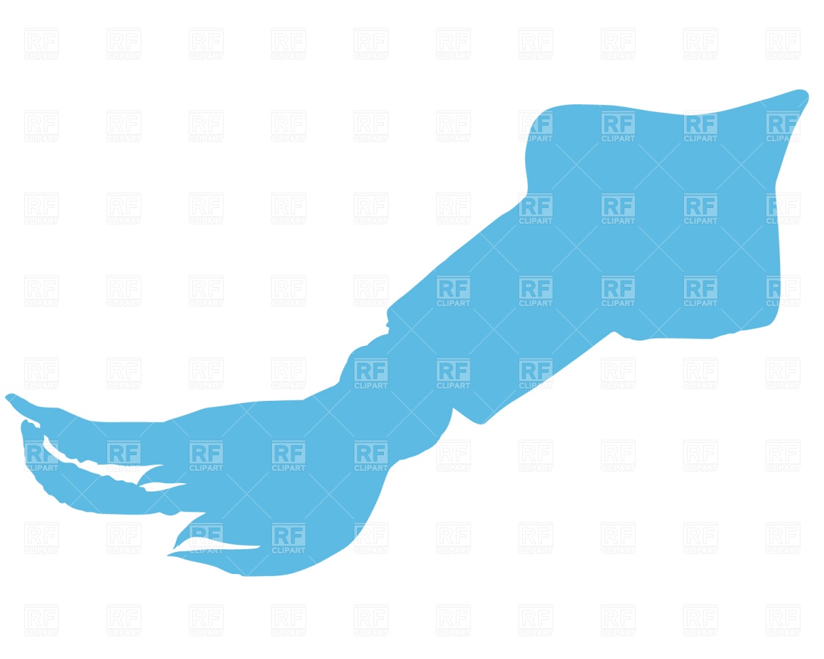 1200x960 Squid Silhouette Royalty Free Vector Clip Art Image