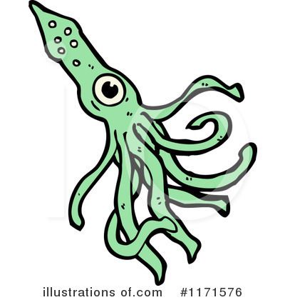400x420 Fancy Squid Clip Art Squid