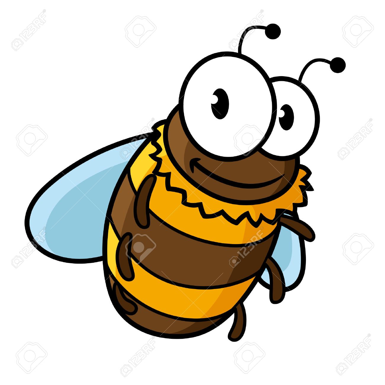 1300x1300 Beautiful Cartoon Bumble Bees Bee Clip Art Clipart Clipartwiz 3