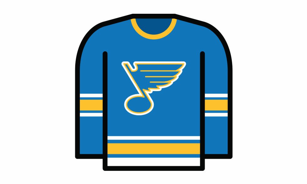 980x588 50 Years Of St. Louis Blues' Jerseys