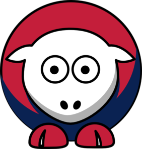 282x297 Sheep St Louis Cardinals Team Colors Clip Art