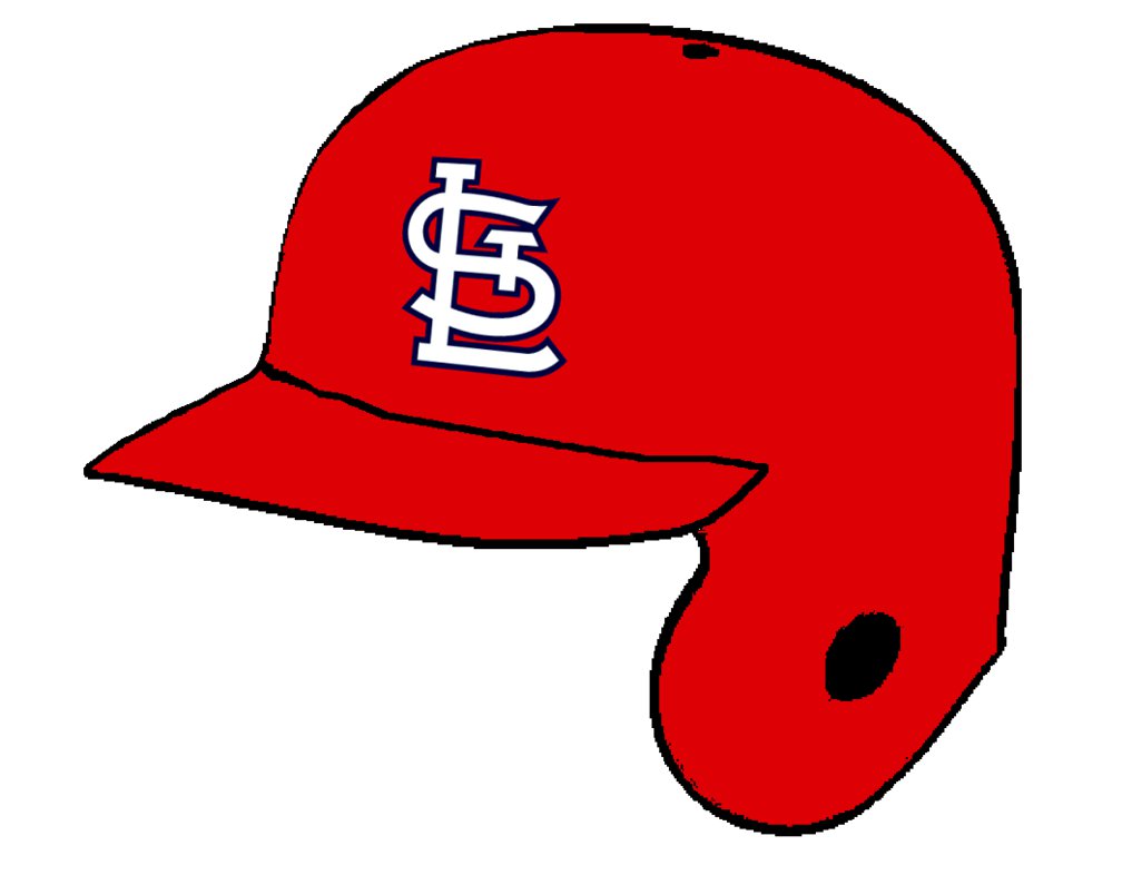 1017x786 St. Louis Cardinals Red Batting Helmet By Chenglor55