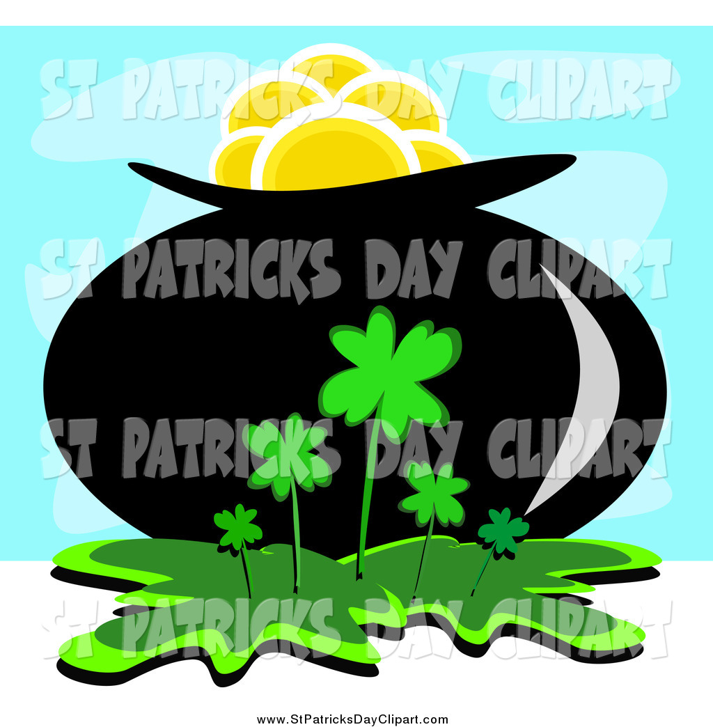 1024x1044 Royalty Free Stock St. Patrick's Day Designs Of Clovers