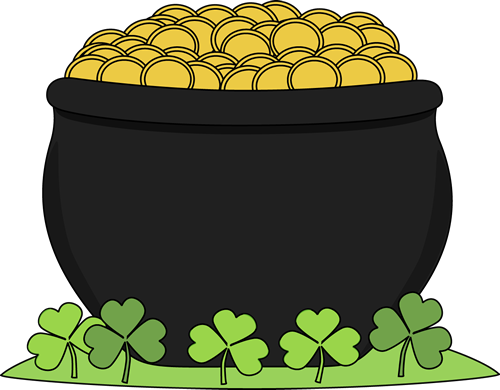 500x390 St Patrick Day Pot Of Gold Saint Patricks Day Clip Art Saint