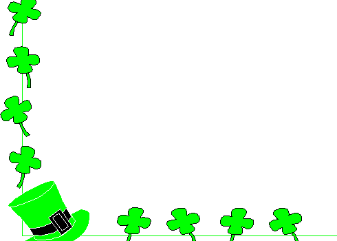 490x350 St Patrick's Day Clip Art Borders Free