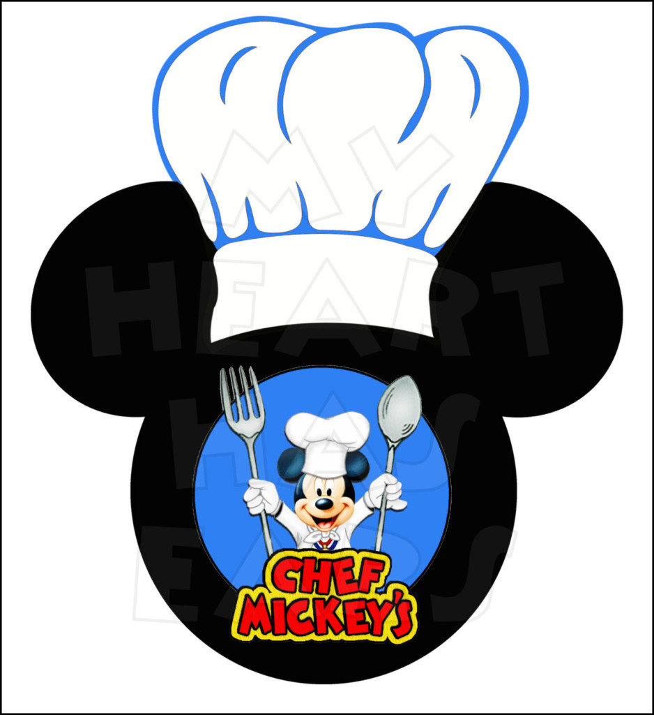 938x1024 Chef Mickey's Mickey Mouse With Chef Hat Instant Download Digital
