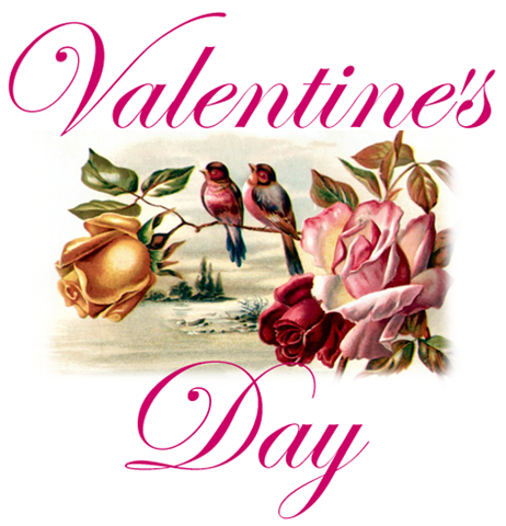 462x480 Free Vintage Valentine Clip Art