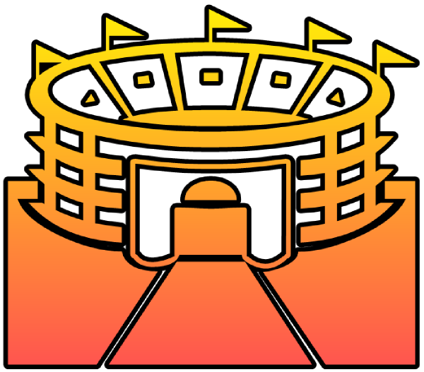 600x527 Stadium Cutout Clip Art