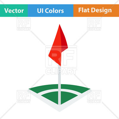 400x400 Unique Football Stadium Clipart Football Field Corner Flag Royalty