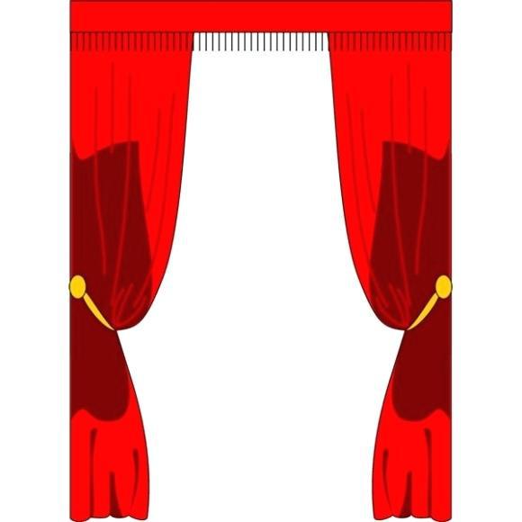580x580 Curtain Border Clip Art Free