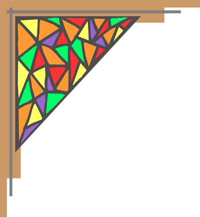 400x435 Stained Glass Border Clip Art Cliparts