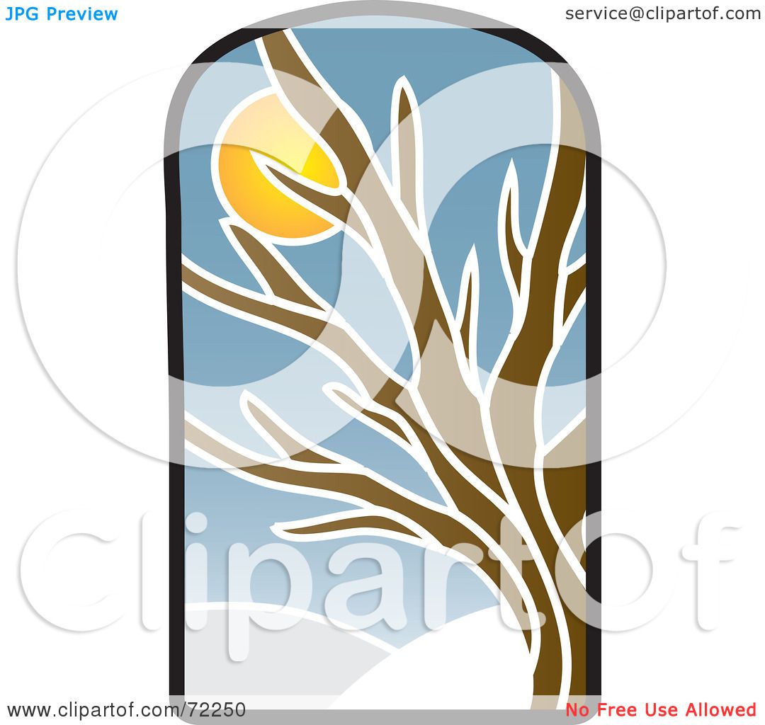 1080x1024 Royalty Free (Rf) Clipart Illustration Of A Stained Glass Winter