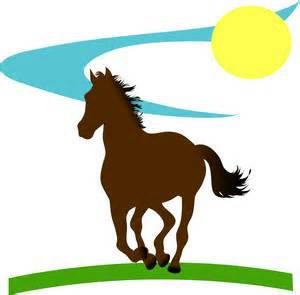 300x295 Horse Running Clip Art