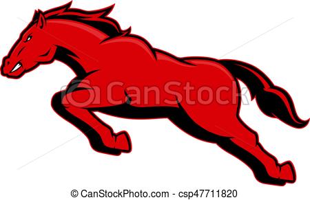 450x291 Running Mustang Horse. Clipart Picture Of A Running Mustang Horse