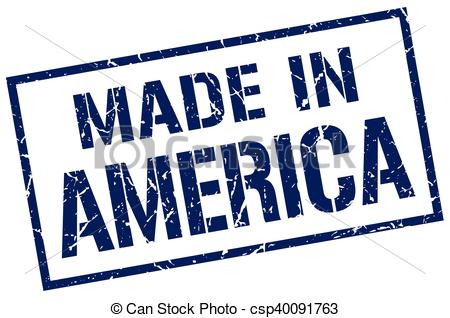 450x318 Made In America Stamp Clip Art Vector