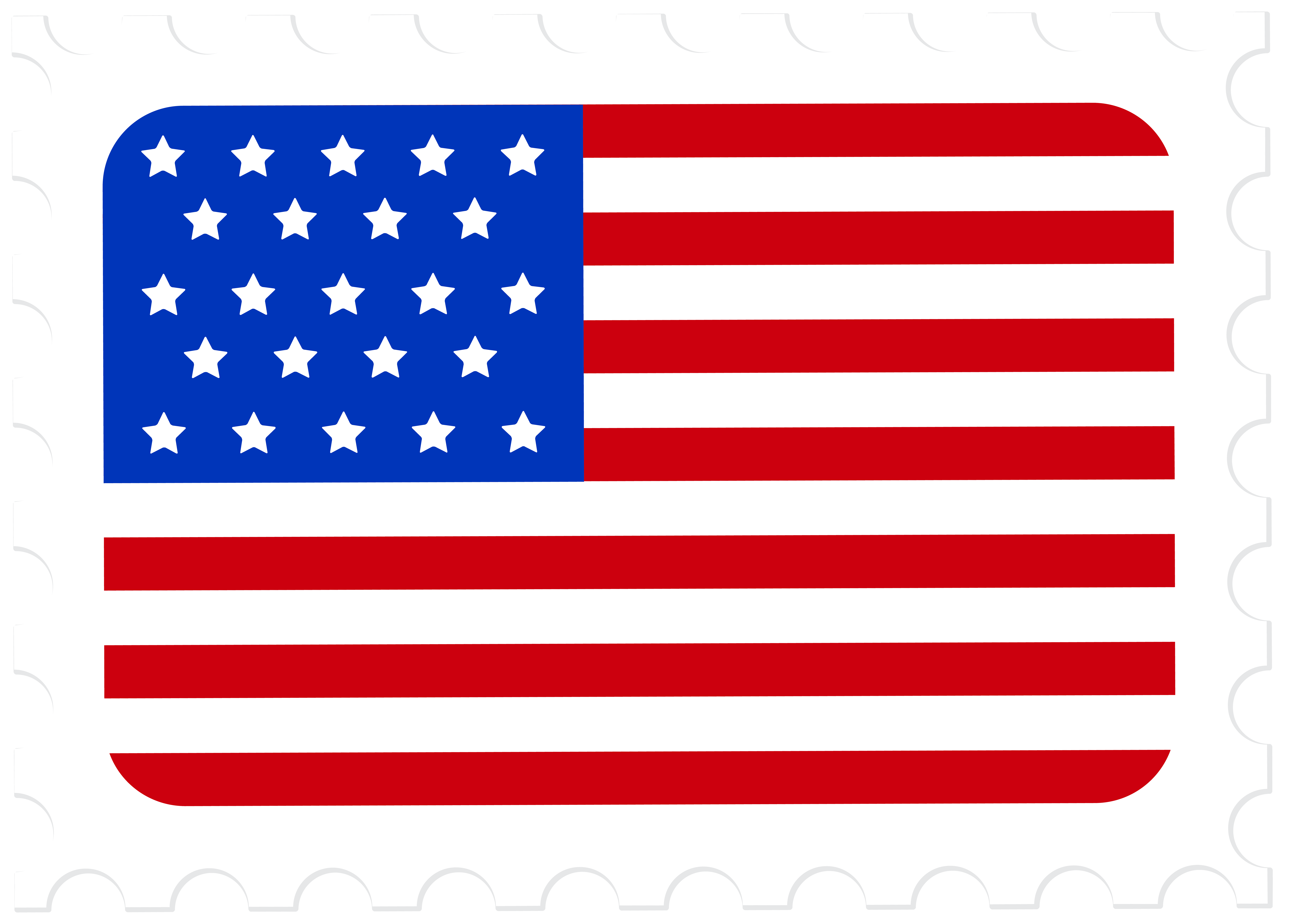 8000x5733 Usa Flag Postage Stamp Png Clip Art Imageu200b Gallery Yopriceville