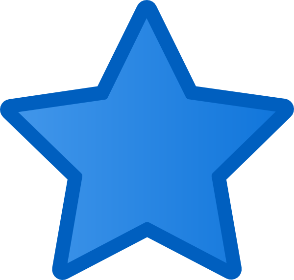 600x573 Blue Star Clipart Blue Star Clip Art