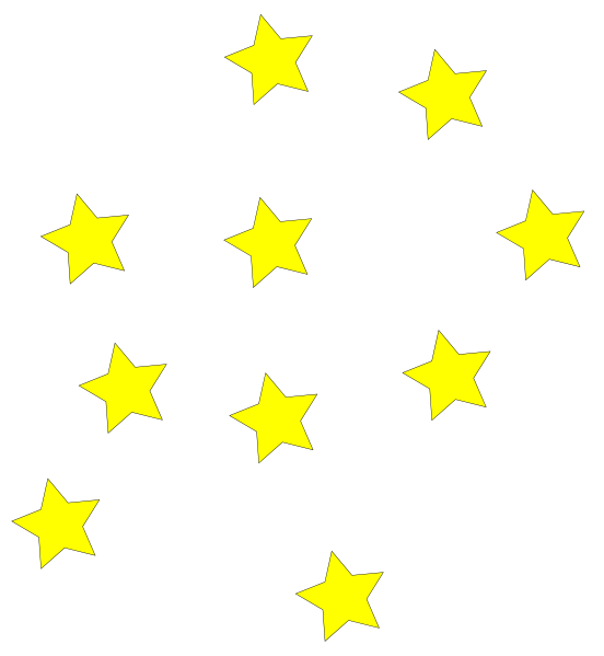 552x599 Image Of Star Border Clipart
